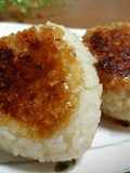 フライパンで甘味噌の焼きおにぎり
