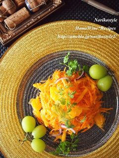 オレンジカラーフルーツサラダ-レシピのメイン写真