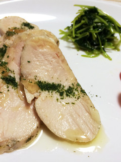 鶏ハム〜トマトと豆苗添え〜-レシピのメイン写真