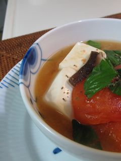 トマトの味噌スープ-レシピのメイン写真