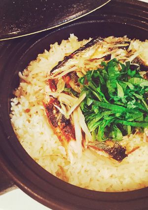 秋！秋刀魚と牛蒡の土鍋ごはん-レシピのメイン写真
