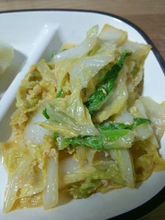 白菜の卵とじ-レシピのメイン写真