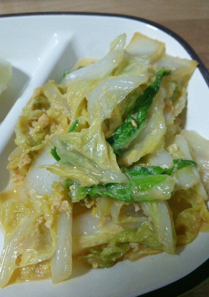 白菜の卵とじ-レシピのメイン写真