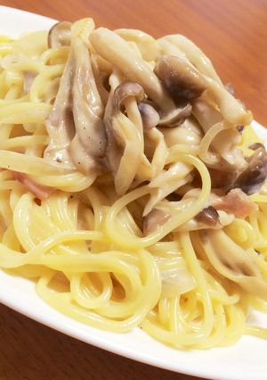 簡単♡きのこたっぷりクリームパスタ-レシピのメイン写真