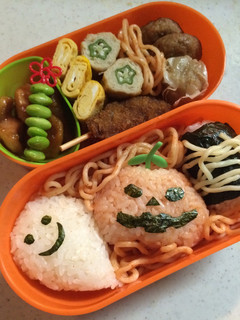 中学生お弁当ハロウィン(28.10.1)-レシピのメイン写真