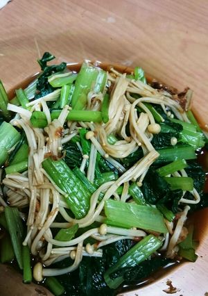 あと一品！簡単！小松菜とエノキの煮浸し-レシピのメイン写真