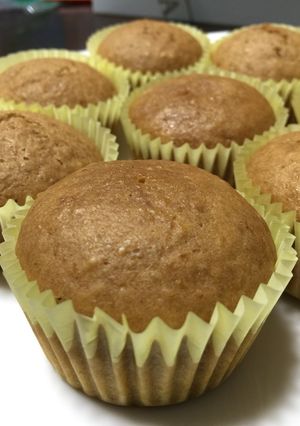ココナッツオイル＆シュガーのカップケーキ-レシピのメイン写真