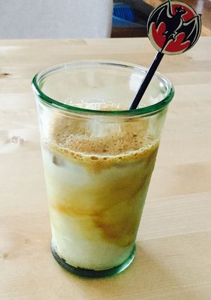 泡立ちアイスカフェラテ-レシピのメイン写真
