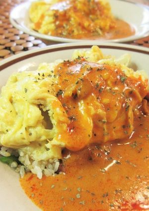 オッサンのお手軽オムカレー-レシピのメイン写真