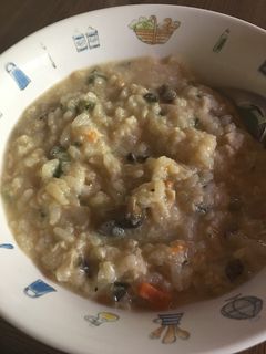 余った炊き込みご飯で雑炊!-レシピのメイン写真