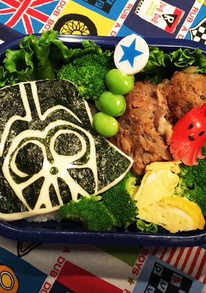 ダースベーダー キャラ弁-レシピのメイン写真