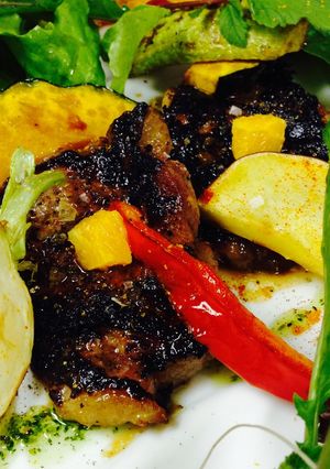 やわらかポークのオレンジ風味<BBQ味>-レシピのメイン写真