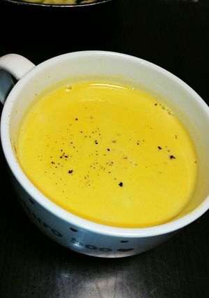 余ったかぼちゃの煮物でカボチャポタージュ-レシピのメイン写真