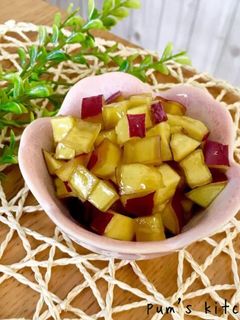 レンジで簡単♪メープルのさつまいも甘煮-レシピのメイン写真