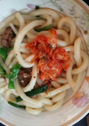 キムチ肉うどん(血管ダイエット食921)-レシピのメイン写真