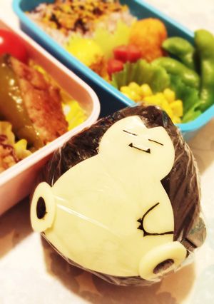 簡単★ポケモン⋈カビゴンおにぎり-レシピのメイン写真