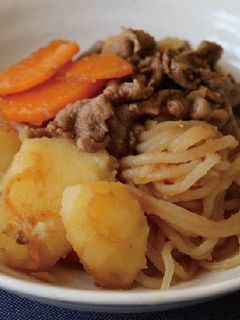 肉じゃが(すき焼きどんぶりのたれ)-レシピのメイン写真