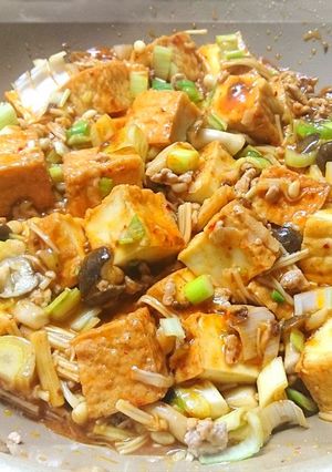 簡単☆ご飯がすすむ麻婆もちもち絹厚揚げ♪-レシピのメイン写真