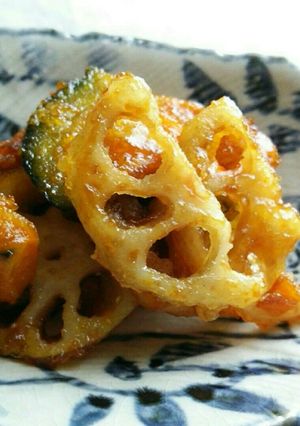 【南瓜と蓮根の大戸屋風炒め】-レシピのメイン写真