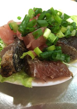 カツオのたたきサラダ-レシピのメイン写真