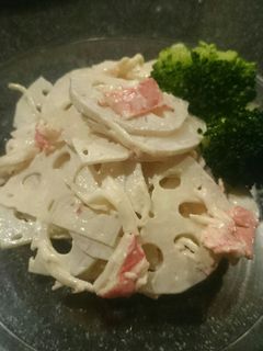 れんこんのワサビマヨサラダ-レシピのメイン写真