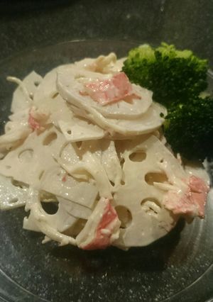 れんこんのワサビマヨサラダ-レシピのメイン写真