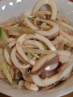 塩イカの酢の物-レシピのメイン写真