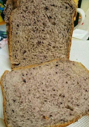 ブルーベリーヨーグルト食パン-レシピのメイン写真