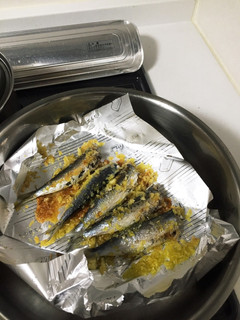 骨ごと丸かじり♪丸干しいわしのパン粉焼き-レシピのメイン写真