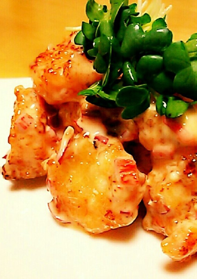 隠し味に白みそ簡単和風エビマヨ♥-レシピのメイン写真