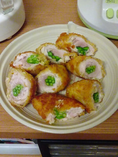 鶏むね肉のにんにくの芽包み揚げ-レシピのメイン写真