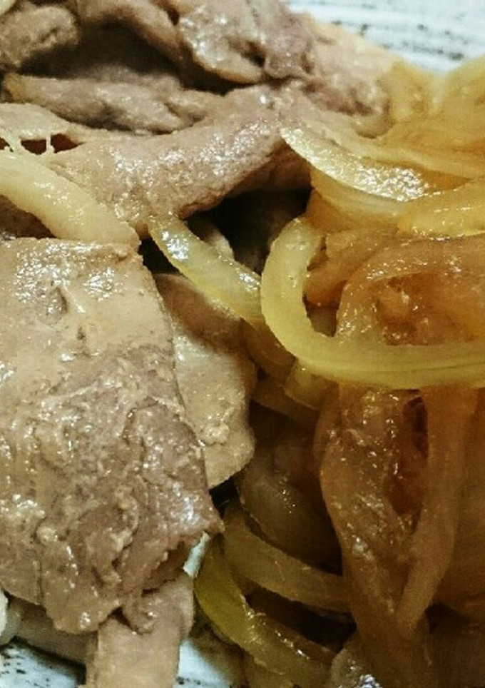 豚肉と玉ねぎだけ！ご飯が進む簡単おかず！-レシピのメイン写真