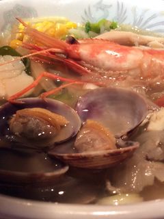 手作りスープ海鮮(シーフード)塩ラーメン-レシピのメイン写真