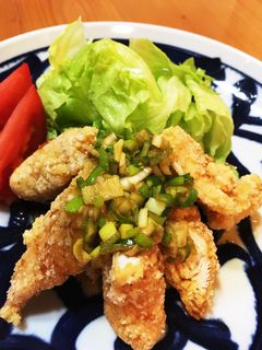 たっぷりタレで頂く♡鳥ささみの油淋鶏風-レシピのメイン写真