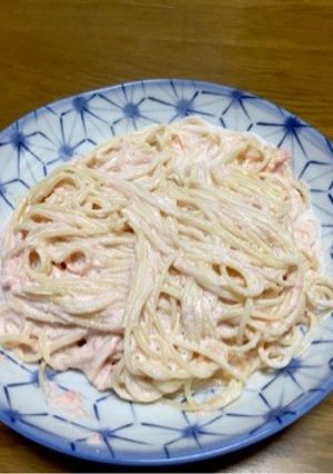 たらこのクリームパスタ-レシピのメイン写真