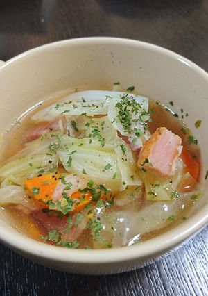 キャベツのあま！うま！コンソメスープ-レシピのメイン写真