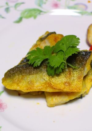 かますのカレー風味ムニエル(ヘルシー)-レシピのメイン写真