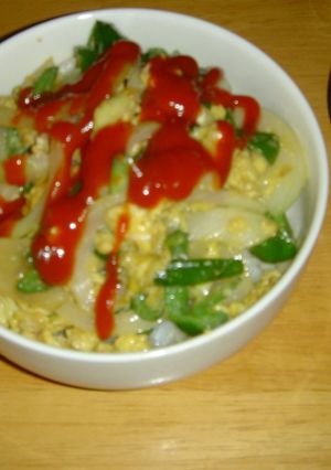 ★簡単アレンジ、オムライス丼★-レシピのメイン写真