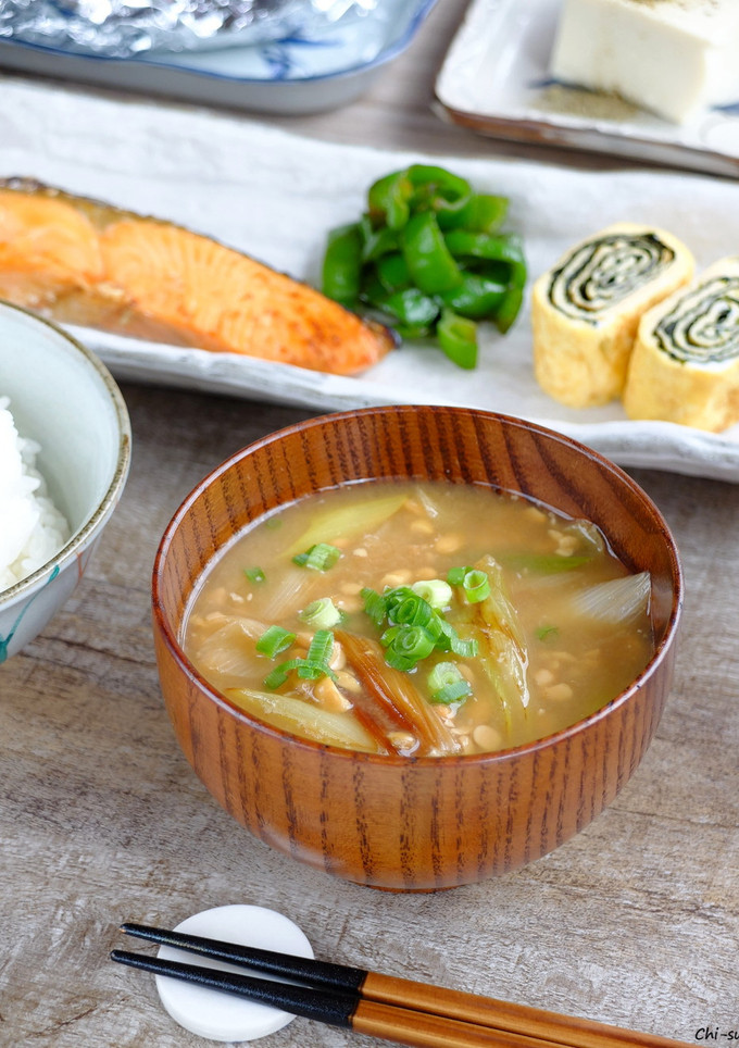 とろうま♡炒めネギの納豆汁！-レシピのメイン写真