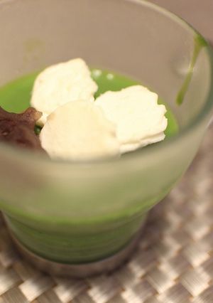 ホイップマリームON抹茶ゼリー♪-レシピのメイン写真