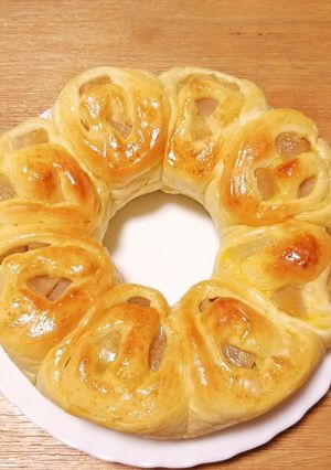 梨リングパン-レシピのメイン写真