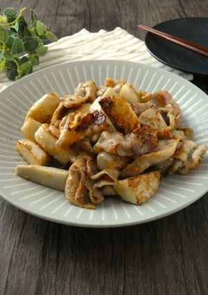 豚バラと里芋のみそ焼き-レシピのメイン写真