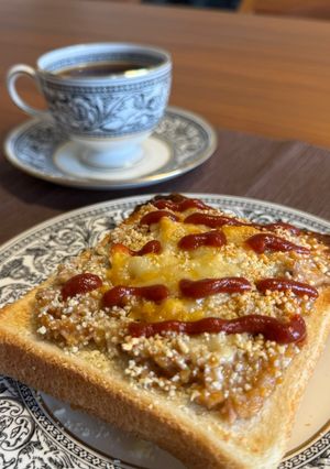 【乗せるだけ】ツナと納豆のチーズトースト-レシピのメイン写真