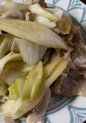 冷凍していた塩麹豚肉と冷凍ねぎを使った炒めもの-レシピのメイン写真