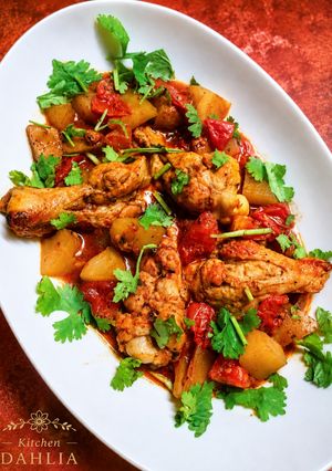 【手羽元🍗】コロンビア風🇨🇴トマトハーブ煮込み🍅🌿-レシピのメイン写真