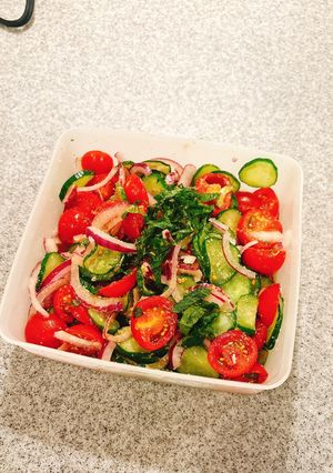 夏野菜の大葉とごま酢サラダ-レシピのメイン写真