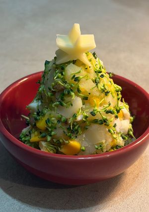 クリスマスツリーのポテトサラダ②-レシピのメイン写真