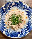 薄切り豚ロース肉と大根の重ね蒸し