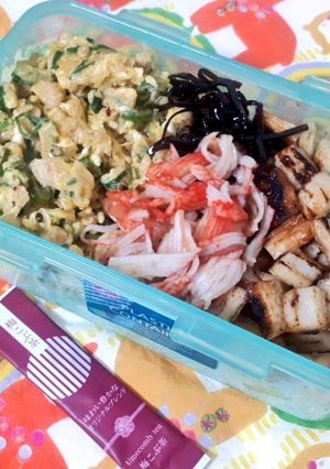 10分で完成たんぱく質20g弁当-レシピのメイン写真