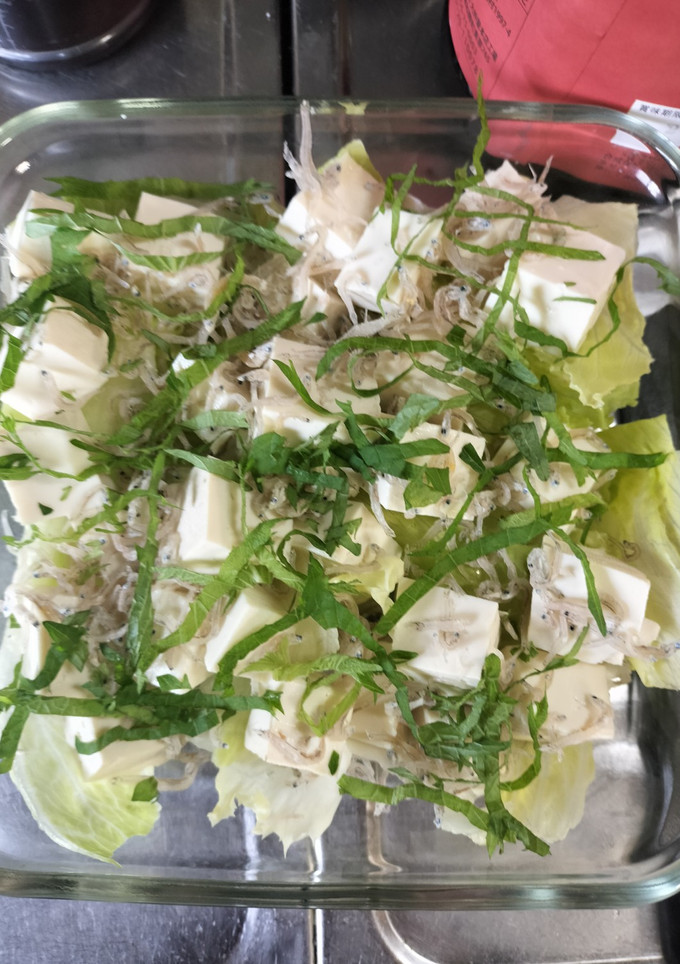 ちりめんじゃこと豆腐の和風サラダ-レシピのメイン写真